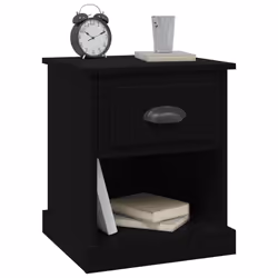 VidaXL 816131 nightstand/bedside table Black - Additional view 5
