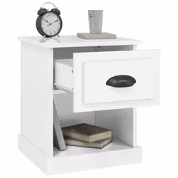 VidaXL 816132 nightstand/bedside table White - Additional view 5