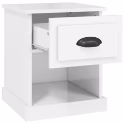 VidaXL 816132 nightstand/bedside table White - Additional view 6