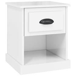 VidaXL 816133 nightstand/bedside table White
