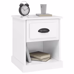 VidaXL 816133 nightstand/bedside table White - Additional view 4