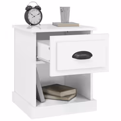 VidaXL 816133 nightstand/bedside table White - Additional view 5