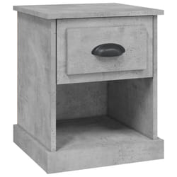 VidaXL 816136 nightstand/bedside table Concrete colour