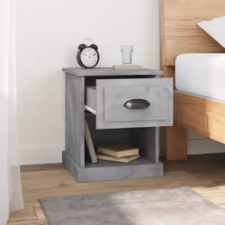 VidaXL 816136 nightstand/bedside table Concrete colour