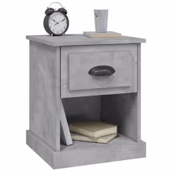 VidaXL 816136 nightstand/bedside table Concrete colour - Additional view 4