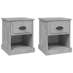 VidaXL 816137 nightstand/bedside table Concrete colour