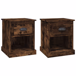 VidaXL 816139, Oak, Wood, 390 mm, 390 mm, 475 mm, 2 pc(s)
