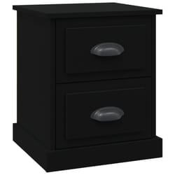 VidaXL 816146 nightstand/bedside table Black