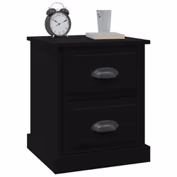VidaXL 816146 nightstand/bedside table Black - Additional view 4