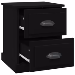 VidaXL 816146 nightstand/bedside table Black - Additional view 6