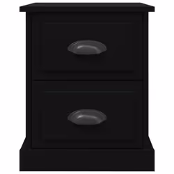 VidaXL 816146 nightstand/bedside table Black - Additional view 7