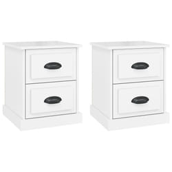 VidaXL 816149 nightstand/bedside table White