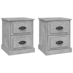VidaXL 816153 nightstand/bedside table Concrete colour