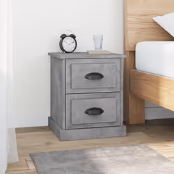 VidaXL 816153 nightstand/bedside table Concrete colour