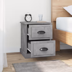 VidaXL 816153 nightstand/bedside table Concrete colour - Additional view 4