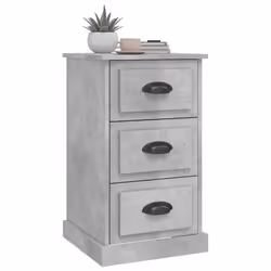 VidaXL 816164 nightstand/bedside table Concrete colour - Additional view 5