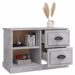 vidaXL TV Cabinet TV Stand TV Unit Media Cabinet Sideboard Engineered Wood - concrete grey, 73 x 35.5 x 47.5 cm - Additional view 4