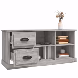 vidaXL TV Cabinet TV Stand TV Unit Media Cabinet Sideboard Engineered Wood - grey sonoma, 102 x 35.5 x 47.5 cm - Additional view 4