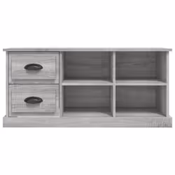 vidaXL TV Cabinet TV Stand TV Unit Media Cabinet Sideboard Engineered Wood - grey sonoma, 102 x 35.5 x 47.5 cm - Additional view 5