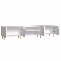 vidaXL TV Cabinet TV Stand Media Cabinet TV Unit Sideboard Engineered Wood - high gloss white - Additional view 6
