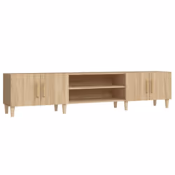 vidaXL TV Cabinet TV Stand Media Cabinet TV Unit Sideboard Engineered Wood - sonoma oak