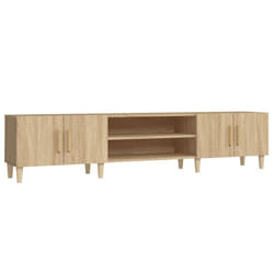 vidaXL TV Cabinet TV Stand Media Cabinet TV Unit Sideboard Engineered Wood - sonoma oak