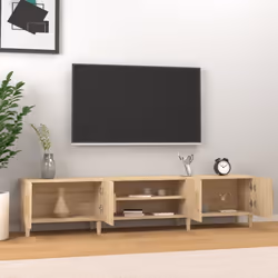 vidaXL TV Cabinet TV Stand Media Cabinet TV Unit Sideboard Engineered Wood - sonoma oak