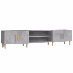 vidaXL TV Cabinet TV Stand Media Cabinet TV Unit Sideboard Engineered Wood - concrete grey