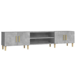 vidaXL TV Cabinet TV Stand Media Cabinet TV Unit Sideboard Engineered Wood - concrete grey