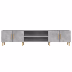 vidaXL TV Cabinet TV Stand Media Cabinet TV Unit Sideboard Engineered Wood - concrete grey - Additional view 5