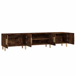 vidaXL TV Cabinet TV Stand Media Cabinet TV Unit Sideboard Engineered Wood - smoked oak - Additional view 6