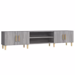 vidaXL TV Cabinet TV Stand Media Cabinet TV Unit Sideboard Engineered Wood - grey sonoma