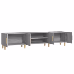 vidaXL TV Cabinet TV Stand Media Cabinet TV Unit Sideboard Engineered Wood - grey sonoma - Additional view 6
