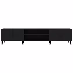 vidaXL TV Cabinet TV Stand TV Unit Media Cabinet Sideboard Engineered Wood - black - Additional view 5