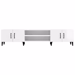 vidaXL TV Cabinet TV Stand TV Unit Media Cabinet Sideboard Engineered Wood - high gloss white - Additional view 5