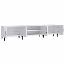 vidaXL TV Cabinet TV Stand TV Unit Media Cabinet Sideboard Engineered Wood - high gloss white - Additional view 6