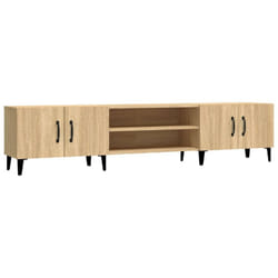 vidaXL TV Cabinet TV Stand TV Unit Media Cabinet Sideboard Engineered Wood - sonoma oak