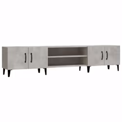 vidaXL TV Cabinet TV Stand TV Unit Media Cabinet Sideboard Engineered Wood - concrete grey