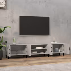 vidaXL TV Cabinet TV Stand TV Unit Media Cabinet Sideboard Engineered Wood - concrete grey