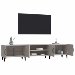 vidaXL TV Cabinet TV Stand TV Unit Media Cabinet Sideboard Engineered Wood - concrete grey - Additional view 4