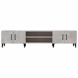 vidaXL TV Cabinet TV Stand TV Unit Media Cabinet Sideboard Engineered Wood - concrete grey - Additional view 5