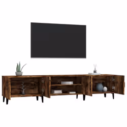 vidaXL TV Cabinet TV Stand TV Unit Media Cabinet Sideboard Engineered Wood - smoked oak - Additional view 4