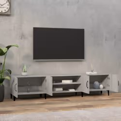 vidaXL TV Cabinet TV Stand TV Unit Media Cabinet Sideboard Engineered Wood - grey sonoma