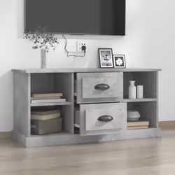 vidaXL TV Cabinet TV Stand TV Unit Media Cabinet Sideboard Engineered Wood - concrete grey