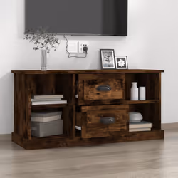 vidaXL TV Cabinet TV Stand TV Unit Media Cabinet Sideboard Engineered Wood - smoked oak