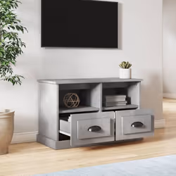 vidaXL TV Cabinet TV Stand TV Unit Media Cabinet Sideboard Engineered Wood - concrete grey