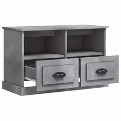 vidaXL TV Cabinet TV Stand TV Unit Media Cabinet Sideboard Engineered Wood - concrete grey - Additional view 5