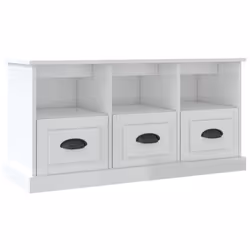 VidaXL 816290, White, Wood, Wood, 1000 mm, 350 mm, 500 mm