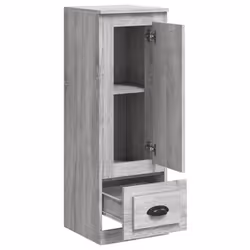 vidaXL Highboard Sideboard Cabinet Cupboard Buffet Cabinet Engineered Wood - grey sonoma - Additional view 6
