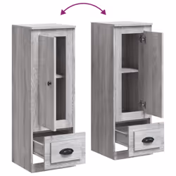vidaXL Highboard Sideboard Cabinet Cupboard Buffet Cabinet Engineered Wood - grey sonoma - Additional view 7